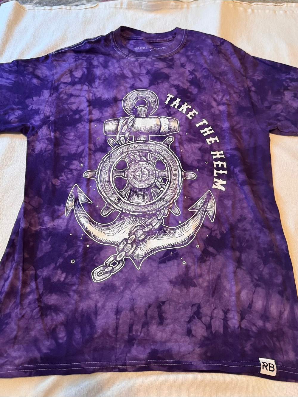 Relentless Betrayal “Take the Helm” tie- dye women’s t-shirt